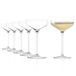 Stölzle Lausitz Champagne Coupes Twist set van 6 stuks, van hoogwaardig kristalglas, 220 ml, champagneglazen, vaatwasmachinebestendig, hoge breukbestendigheid