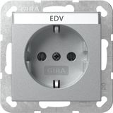 Gira SCHUKO-WCD System 55 F Alu 445726