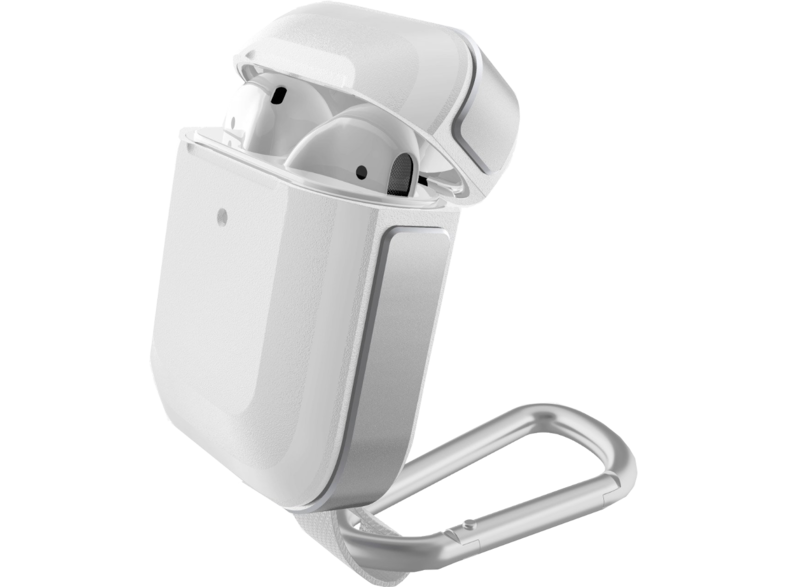 X-Doria Oplaadcase cover voor AirPods Wit/Zilver