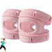 Holland Connections lot de 2 genouillères réglables roses avec boucle, unisexe, respirant, soutien, course à pied, fitness, récupération