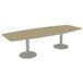 Quadrifoglio Vergadertafel Tonvormig lengte 280 cm