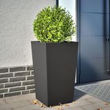 Maison Exclusive Jardinière noir, 45x45x75 cm, acier