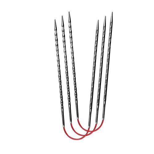 Addi CraSyTrio Novel 30cm 4.00mm Zilver Metaal Kousenbreinaalden
