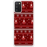 Samsung Galaxy A02S Bedrukt siliconen hoesje pull de noel santa