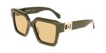 Ferragamo SF2084S Khaki 53/19/145 WOMAN Zonnebrillen