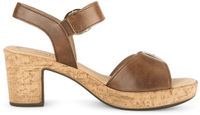 Gabor - Dames - Wandelsandalen - Textiel - Kurk/Rubber - Gesp - Lente/Zomer 2026
