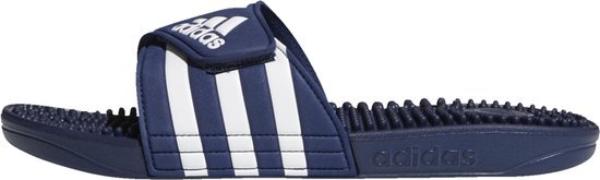 Adidas Adissage Sandalen Heren, dark blue/ftwr white/dark blue