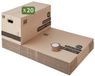 Pack and Move - Set 20 boîtes de déménagement XL - 80 x 40 x 40 cm - Poignées renforcées - 1 rouleau de ruban adhésif gratuit