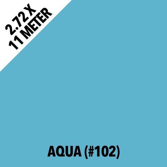 Colorama 102 Aqua 2.72x11m - 5060101580042