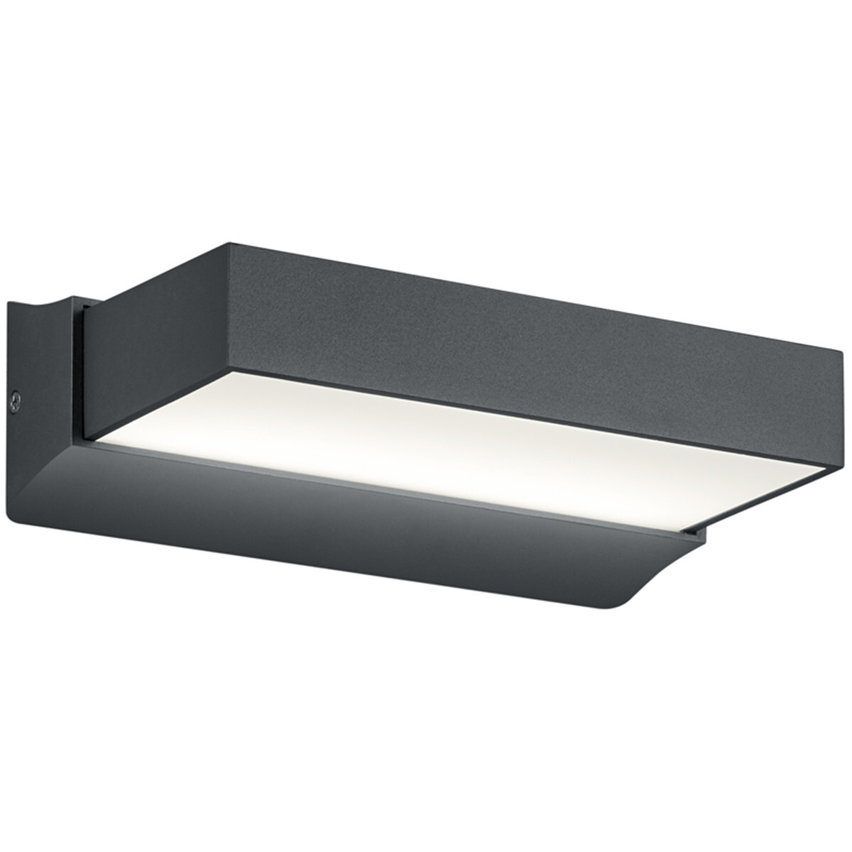 BES LED LED Tuinverlichting - Tuinlamp - Trion Cuary - Wand - 11W - Mat Zwart - Aluminium