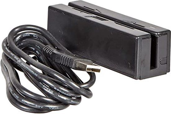 MagTek 21040108 Mini Swipe Card Reader, USB