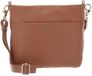 Mandarina Duck Mellow Leather Crossover Bag Pecan Nut Lichtbruin