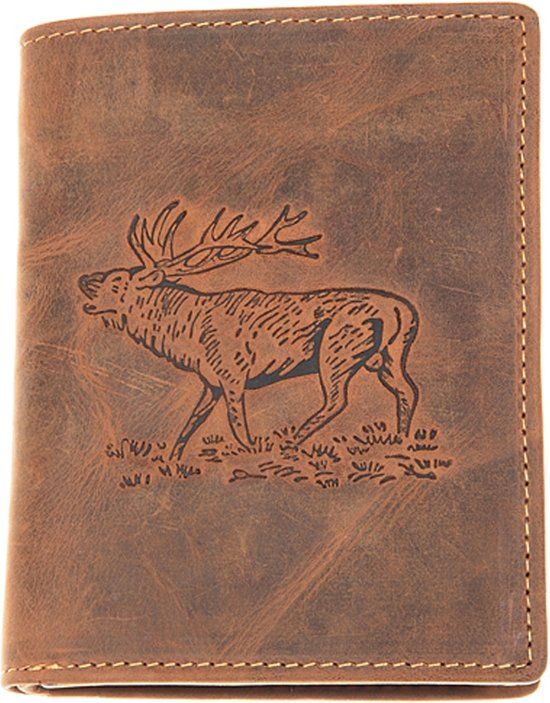 Greenburry Vintage Animal portemonnee heren bruin