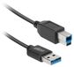 EKON 2 meter lange datakabel voor printers en monitoren, USB A 3.0 naar USB B