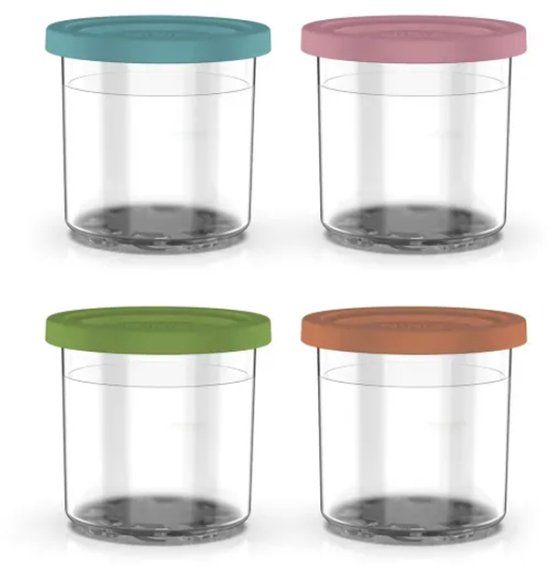 Ninja XSKPNTLID4EUK Voorraaddoos Rond Container Verschillende kleuren 4 stuk(s)
