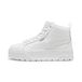 PUMA Karmen II Mid sneakers voor Dames, Wit/Zilver, Maat 36