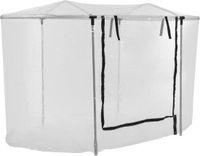 blumfeldt High Grow Top 160 - Kasopzetstuk, Foliedak, Verhoogd-bed-dak, 160 x 115 x 80 cm, Stalen buis, weerbestendig, PVC, voor High Grow verhoogde bedden, incl. schroeven, transparant