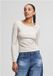Urban Classics Heat Slim Top Femme T-shirt à manches longues - gris - M