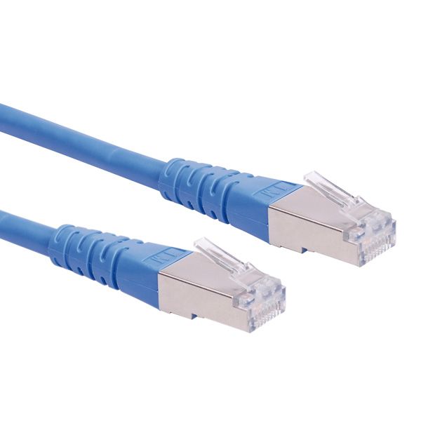 ROLINE S/FTP (PiMF) Patchkabel Cat.6, blauw 1,5m
