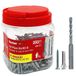 fischer Propack SX Plus 6 S, 200 pluggen 6 x 30 met schroef + boor SDS 6 mm, herbruikbaar, voor bevestiging op beton en metselwerk 570206