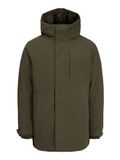 JACK & JONES Winterparka 'JJEKeen' donkergroen