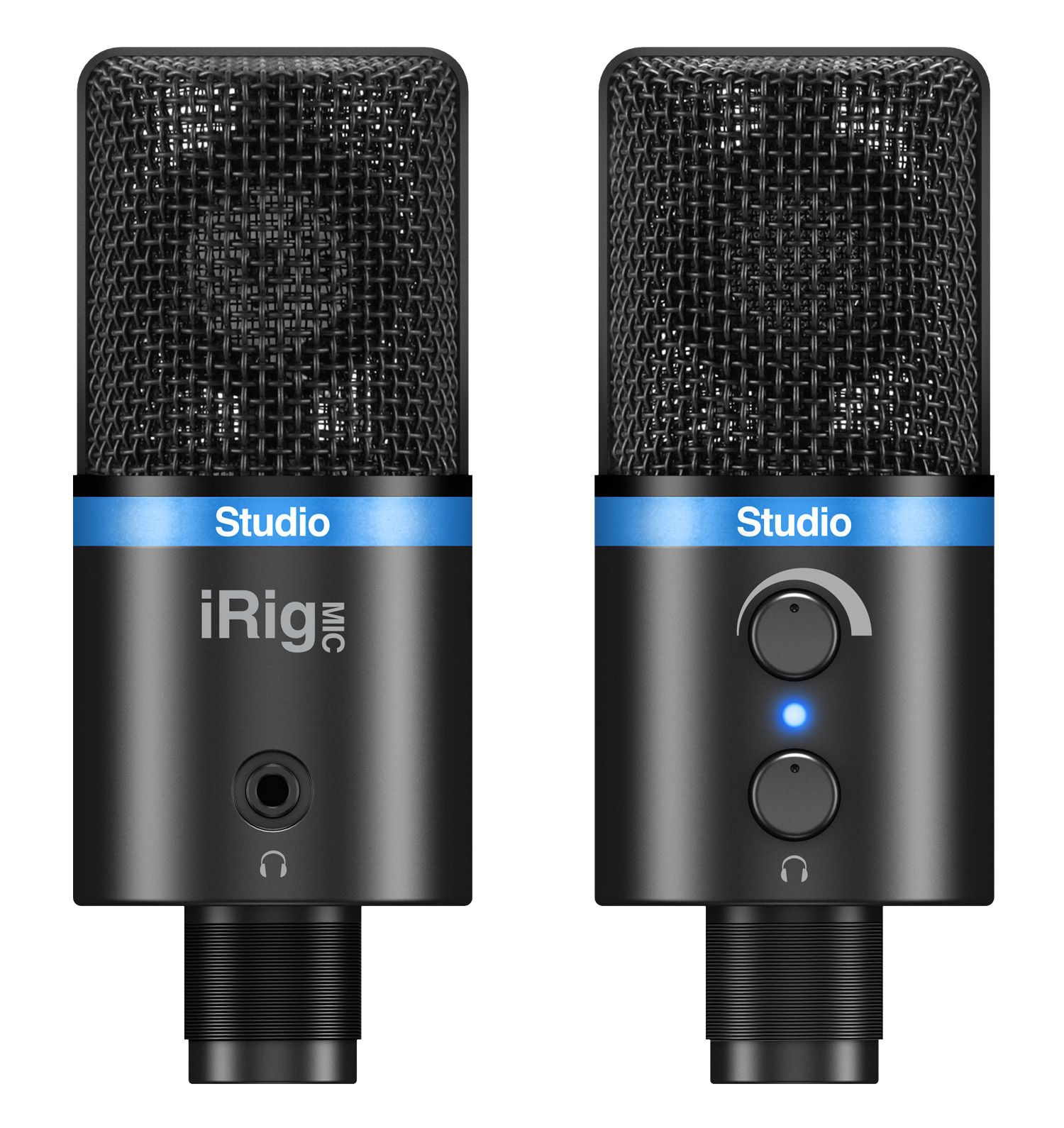 IK Multimedia iRig Mic Studio - Black/Blue - Studio Microphone