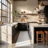 Safavieh Vision Collection VSN606J Tapijtloper met modern en chique patroon, pluisvrij en onderhoudsvriendelijk, ideaal voor gebieden met veel verkeer in woonkamer, slaapkamer