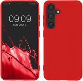 kwmobile telefoonhoesje geschikt voor Samsung Galaxy S25 - Back cover - Klassiek rood