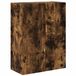 vidaXL TV Wandkast 59,5 x 31 x 80 cm Rook Eiken Bewerkt hout