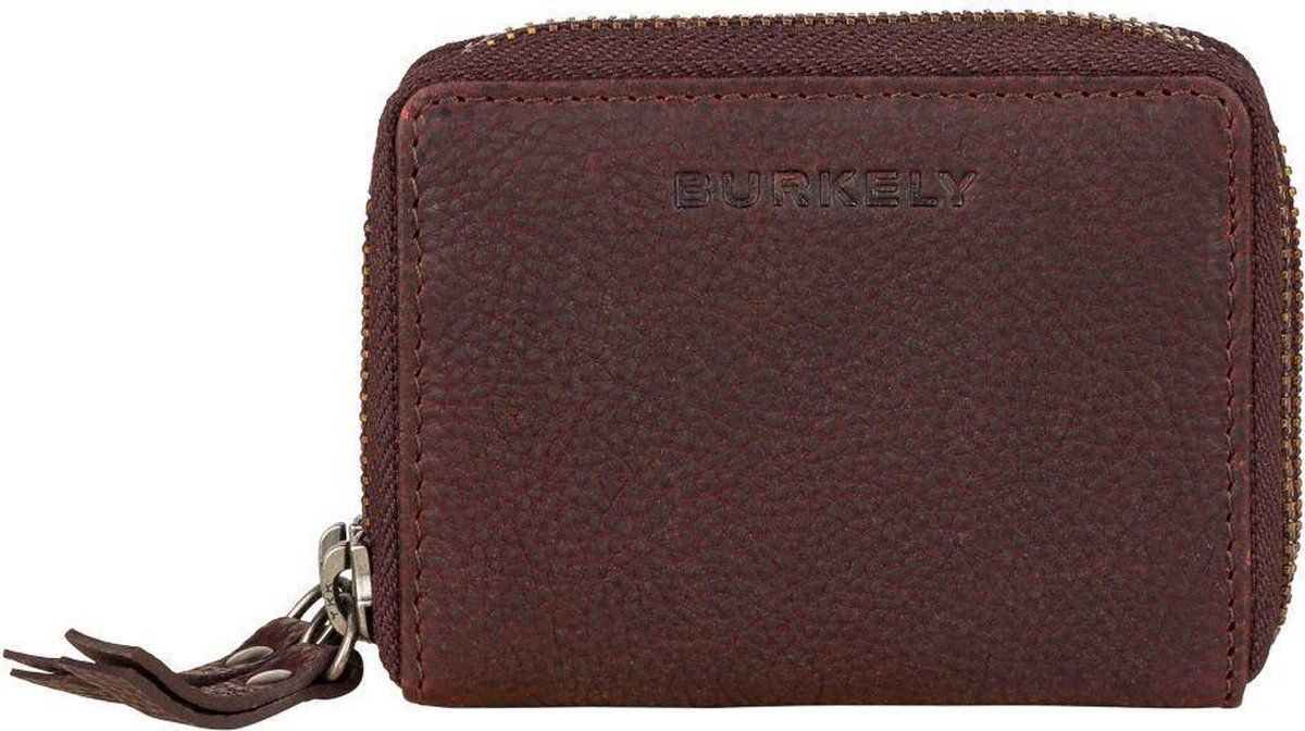 Burkely Antique Avery Wallet S Double Zip Portemonnee - Bruin - Unisex - One Size