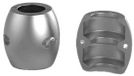 Plastimo anode voor as 30 mm zilver