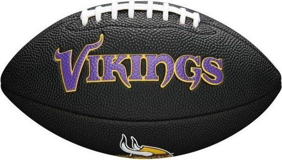 Wilson F1533XB Black Edition NFL Mini Soft Touch Team Vikings