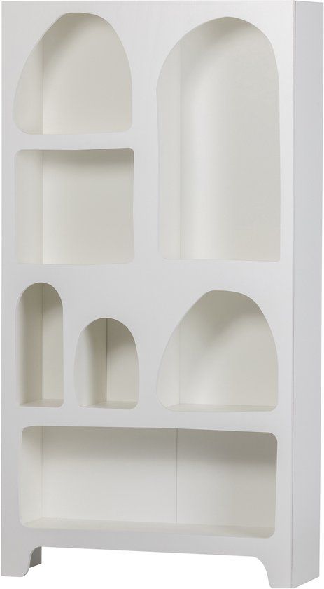 WOOOD Caz Vakkenkast - Plywood - Wit - 180x95x32