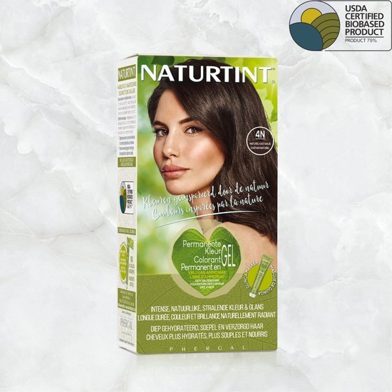 Naturtint Permanente Kleuring 4N Naturel Kastanje