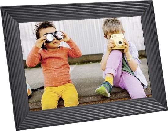 Aura Frames Carver Digital Photo Frame - 10.1 inch - Black