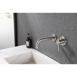 Wiesbaden Wiesbaden 304 Wastafelkraan met Coldstart Inbouw Compleet - RVS