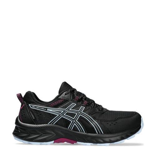 ASICS GEL-VENTURE 9 WATERPROOF hardloopschoenen - zwart/lichtblauw