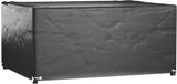 vidaXL Tuinmeubelhoes 2 stuks 180x135x80 cm Zwart