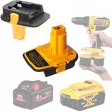 Rosfix Adapter Vervanging - Accu's Geschikt voor DeWalt 18V/20V, Milwaukee M18