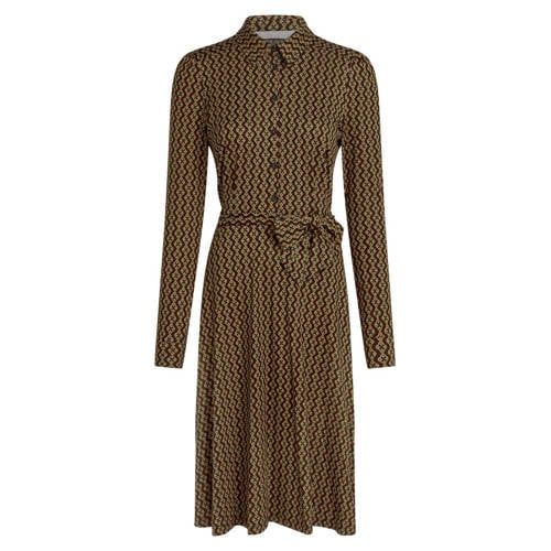 King Louie midi jurk met print - zwart