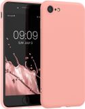 kwmobile telefoonhoesje geschikt voor Apple iPhone SE (2022) / iPhone SE (2020) / iPhone 8 / iPhone 7 - Hoesje voor smartphone - Back cover in mat roségoud