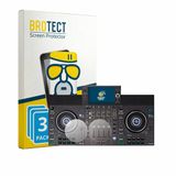 BROTECT - Screenprotector voor Denon DJ SC LIVE 4 (Jog) - Folie Beschermfolie Beschermglas matte 3 Stuks