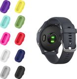 kwmobile 10x anti-stofplug geschikt voor Garmin Venu / Forerunner / Vivomove / Fenix - Anti dust plug voor oplaadpoort - Afdekking in meerkleurig