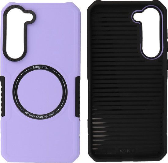BestCases Hoesje Samsung Galaxy S23 Plus - MagSafe - Shockproof Back Cover - Paars