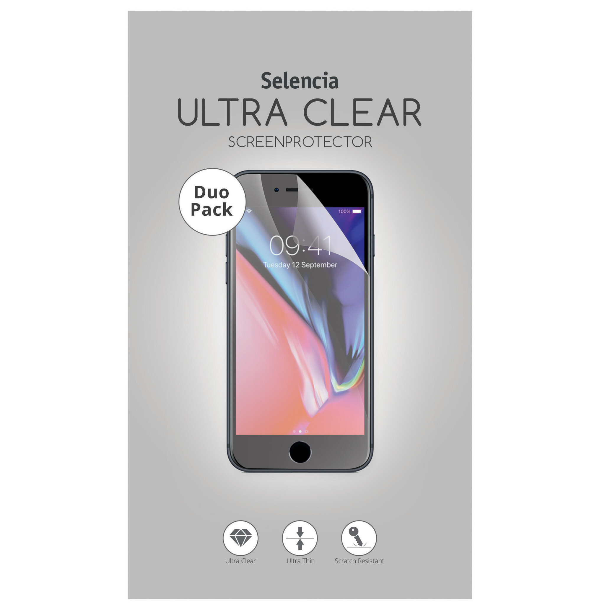 Selencia Duo Pack Ultra Clear Screenprotector voor de iPhone 12 6.7 inch