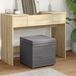 Maison Exclusive - Repose-pieds, gris, 41 x 41 x 40 cm, similicuir et bois de construction