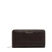 PIQUADRO - Grand Portefeuille Zippé en Cuir - Femme - Marron