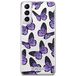 ERT GROUP mobiel telefoonhoesje voor Samsung S21 PLUS origineel en officieel erkend Babaco patroon Butterflies 002 optimaal aangepast aan de vorm van de mobiele telefoon, gedeeltelijk bedrukt