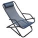 Homecall Aluminium Opvouwbare Schommelstoel Blauw