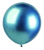 Pack Ciao Pack 25 balloons metallized in natural latex Premium Quality G150 (Ø 48cm / 19"), blue metallized